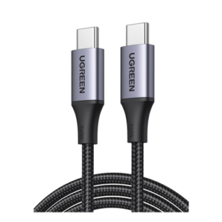 Cable USB-C a USB-C | 2 Metros | Potencia de Carga 240W | 48V/5A | PD3.1 /3.0 | 480 Mbps | Chip E-Market | Carcasa de Aluminio | Nylon Trenzado.