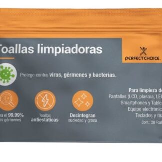 Toallas Limpiadoras PERFECT CHOICE PC-030270