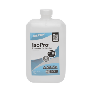 Alcohol Isopropilico para limpieza de equipos de vídeo, fibra óptica, cómputo, y equipo telefónico 1000 mL