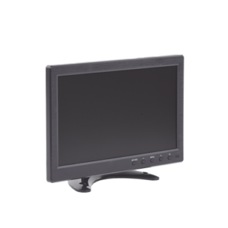 Monitor 10.1" TFT-LCD ideal para colocar en vehículos o DVR/NVR. Entradas de video HDMI, VGA y RCA (CVBS)