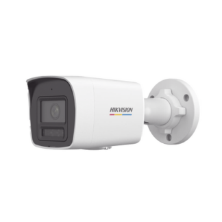 [Dual Light + ColorVu] Bala IP 4 Megapixel / Lente 2.8 mm / 30 mts IR + 30 mts Luz Blanca / Micrófono Integrado / ACUSENSE Lite / Exterior IP67 / dWDR / PoE / Micro SD