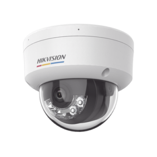 [Dual Light + ColorVu] Domo IP 4 Megapixel / Lente 2.8 mm / 30 mts IR + 30 mts Luz Blanca / Micrófono Integrado / ACUSENSE Lite / Exterior IP67 / IK08 / WDR 120 dB / PoE / Micro SD