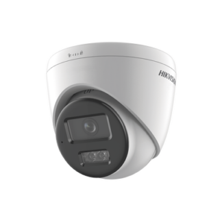 [Dual Light] Turret IP 8 Megapixel (4K) / Lente 2.8 mm / 30 mts IR + 30 mts Luz Blanca / Micrófono Integrado / ACUSENSE Lite / Exterior IP67 / H.265 / PoE / ONVIF / Micro SD