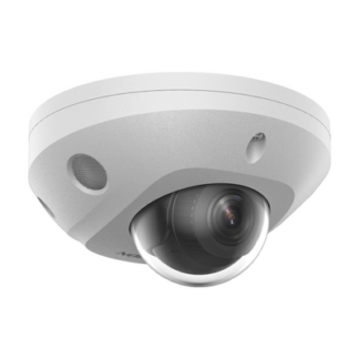 [Dual Light + 2 Micrófonos Integrados] Mini Domo IP 6 Megapixel / Lente 2.8 mm / 30 mts Luz Blanca + 30 mts IR / ACUSENSE / Exterior IP67 / IK8 /  WDR 120 dB / PoE / ONVIF / Micro SD / ACUSEEK