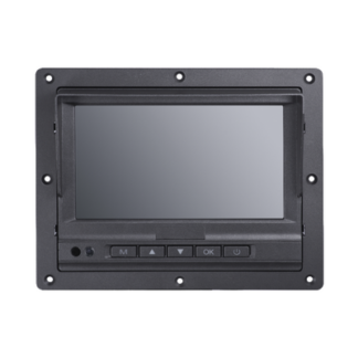 Monitor y Botones de 7" LCD / Compatible con DVR Móvil HIKVISION / Conector Tipo Aviación