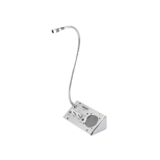 Sistema de Intercomunicación | Ideal para Ventanillas | Audio de voz de dos vías | 12V/1A 2W | Micrófono Interior + Micrófono Exterior