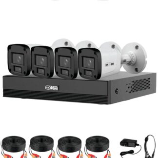 Kit de videovigilancia  SAXXON KIT/XVR1E04-I/4-B20P-