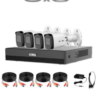 Kit de videovigilancia  SAXXON KIT/XVR1E04-I/4-B20M-