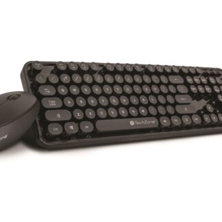 Teclado y Mouse Óptico Inalámbrico TECHZONE TZ19COMB01-INA