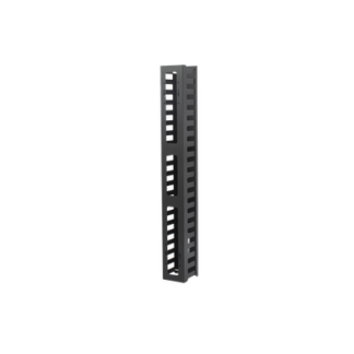 Organizador de Cable Vertical de 21 Unidades Rack Sencillo, Compatible con Racks Serie EIRL y EIQR