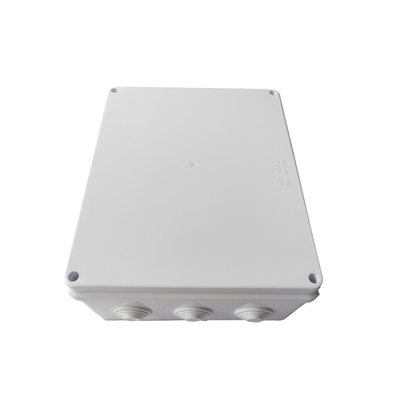 Caja de Derivación-Conexión para Exterior IP56 con 12 Entradas / 300 x 250 x 120 mm / Sellado Seguro con Empaque + 4 Tornillos / Resiste Agua, Polvo y Sol Directo