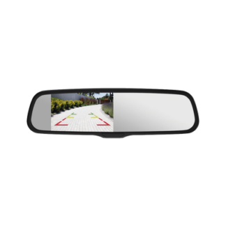 Espejo retrovisor con Pantalla LCD con atenuación automática cuenta con entradas de video duales