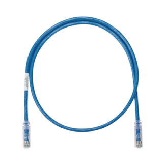 Cable de Parcheo UTP Categoría 5e, con Plug Modular en Cada Extremo - 0.3 Metros (1 Pie) - Azul
