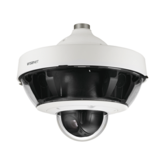 Cámara IP Multisensor 8 - 20 MP (4 sensores de 2 o 5 MP) lentes intercambiables con PTZ 2 MP 32X / Hasta 5 tarjetas SD de 256 GB / WDR de hasta 150dB / IP66 / IK10