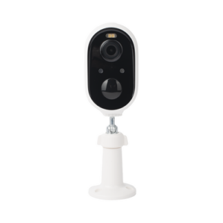 Cámara IP de Batería (Gran Angular) 3 Megapixel | WiFi | Audio Bidireccional | Batería Recargable 5200 mAh | IP65 |Exterior con Protección|  Estadísticas de Energía | Detección de Humanos | Incluye Panel So