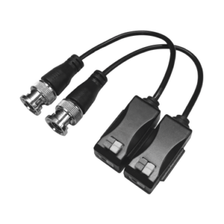 Kit de Transceptores (Baluns) con Terminal PUSH SUPERIOR PIG TAIL en ambos conectores, Resolución 4K , Cable flexible COAXIAL Blindado / COAXITRON / AUDIO POR COAXITRON /Conector 100% COBRE / Calidad PREMIUM