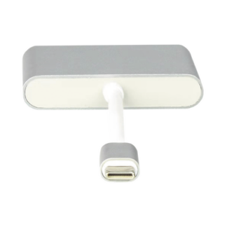 Adaptador Multipuerto USB-C 3.1 A HDMI 4K / USB 3.0 / USB – C / Alta Velocidad de Transmisión de Datos / Admite Carga Rápida (PD) en el Puerto USB – C