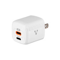 CARGADOR PARA PARED / VORAGO  /  AU-355  /   CARGA RAPIDA /  3.0 A 1 USB-C / 30W /  BLANCO