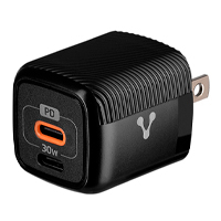 CARGADOR PARA PARED /  VORAGO /  AU-355 /  CARGA RAPIDA  /   3.0 A 1 USB-C   / 30W /  NEGRO