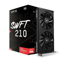 TARJETA DE VIDEO XFX AMD RADEON RX 7600 SPEEDSTER SWFT 210 DUAL FAN / 8GB/ GDDR6/ PCIE 4.0/128 BIT/GAMA MEDIA