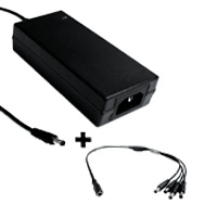 FUENTE DE PODER SAXXON/ PAQUETE FUENTE DE PODER DE 12 VCC 5 AMPERES + DIVISOR PARA 4 CAMARAS/ PARA EQUIPOS DE ALTO CONSUMO/ PARA USOS MULTIPLES: SISTEMAS DE CCTV, ACCESO, ASISTENCIA/ CERTIFICACIÓN UL