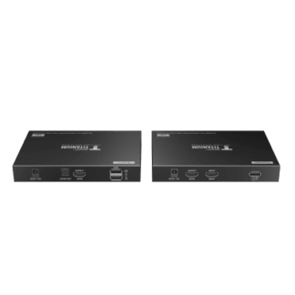 Kit extensor KVM (HDMI y USB) hasta 70 metros | Resolución 4K @ 60 Hz | Cat 6, 6a y 7 | IPCOLOR | CERO LATENCIA | HDR10 | Salida Loop | Puerto S/PDIF | Uso 24/7 | Transmite el Video y Controla tu DVR vía USB a distancia.
