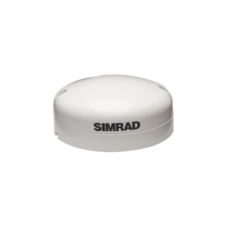 Antena GPS Simrad GS25 / Actualización Rápida de Posición / Precisión Consistente / Brújula Magnética Integrada / GPS, WAAS, EGNOS / Diseño Compacto / Resistente al Agua / Conectividad NMEA 2000®