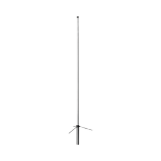 Antena base UHF, fibra de vidrio ajustable, rango de frecuencia 406 - 512 MHz
