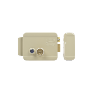 Cerradura Eléctrica / Incluye Llave / Derecha/ Con Botón integrado /Exterior