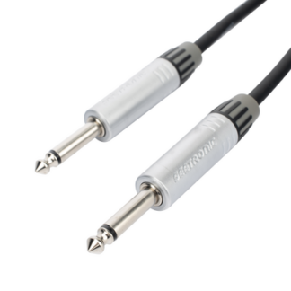 Cable de Audio | Plug 1/4 in a Plug 1/4 in Stereo | Carcasa Cromada | Conectores Seetronic | Longitud 3m