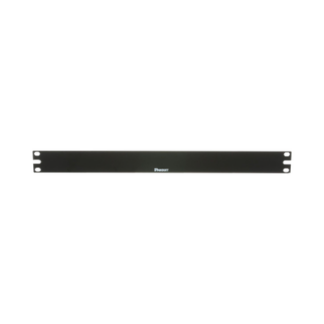 Tapa Ciega Para Rack Estándar de 19in, Plano, de Acero, 1UR, Color Negro