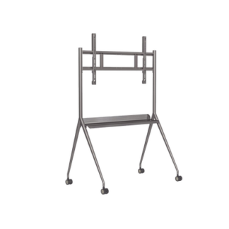 Montaje de Piso Móvil para Pantallas de 55"  hasta 75" / Compatible con VESA / Incluye Soporte para la Pantalla