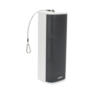Bocina (Altavoz IP) | Tipo Columna | 60 Watts | Exterior IP66 | Entrada de alarma | Voceo en tiempo real | Calendarización de audios | Micrófono y altavoz integrado