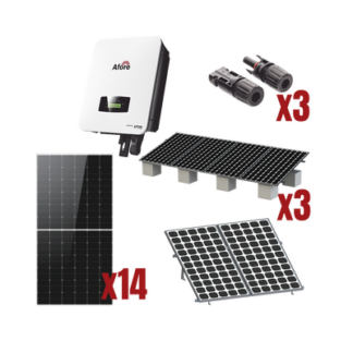 Kit Solar Interconexion  / 8kW  220Vca / Inversor AFORE / Montaje Incluido