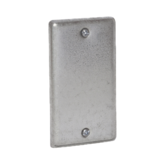 Tapa Ciega de 4" X 2" / Acero Galvanizado.