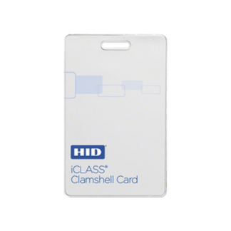 Tarjeta iClass Clamshell (Gruesa) / 2 k memoria / Programada  a 26 bits Aleatoriamente/ Garantía de por Vida