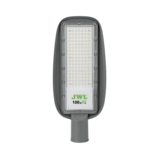 Luminaria LED  de 100 W / 100 - 265 V CA~50/60 Hz / Fotocelda  / Color Blanco/ Dimensiones 200 x 465 x 78 mm / Ángulo de Luz 135°.