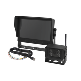 Sistema Profesional Inalámbrico de Cámara de Reversa y Monitor para Vehículos de Trabajo y Montacargas