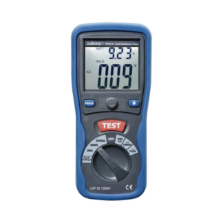KIT de Medidor de Resistencia a Tierra Digital ( Terrómetro ), a 3 hilos CAT III / 1000 V.