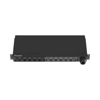 PDU Básico para Distribución de Energía, Enchufe de Entrada NEMA L6-30P, Con 12 Contactos C13, Instalación Horizontal de 19in, 1UR, 30 Amp, 208 Vca