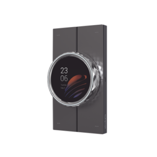 Mini pantalla táctil Hub controlador integrable con sistemas de automatización compatible con múltiples marcas, una entrada de iluminación, 4 botones para escenas. Conexión Wifi