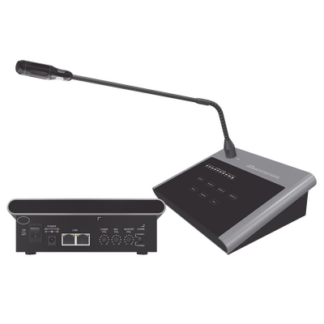 Microfono Remoto de 4 Zonas Para Sistema de Voceo | Compatible Con Amplificadores SF4240UC y SF2240UC