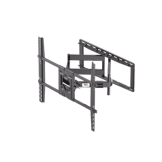 Montaje de Pared Universal Giratorio SP5-NB / Pantallas de 75" a 110" / VESA 400x400 a 800x600 mm / Carga 90.9 kg (200 lbs) / Inclinación +10° a -5° / Rotación 45° / Distancia de Pared 7.2 a 70 cm / Acero