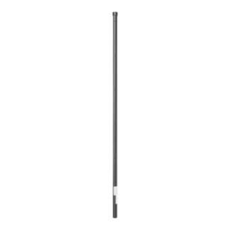 Poste de Esquina Negro de 1.2m para Cerca Electrificada de Tubo Galvanizado cal. 18 de 1"Diam. para 5 Aisladores (No incluidos).