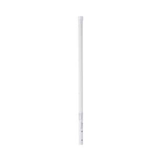 Poste de Esquina de 0.8m para Cerca Electrificada. Tubo Galvanizado cal. 18 de 1"Diam. con Tapón, ideal para 3 Aisladores.