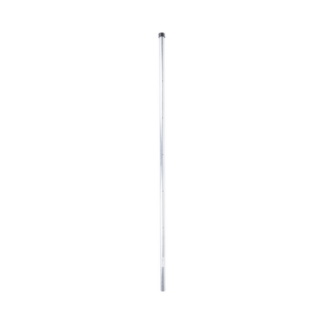 Poste de Esquina  para Cerca Electrificada. Tubo Galva. de 1.4m, cal. 18 de 1" Diam. (Sin pintar). Ideal para 6 Aisladores