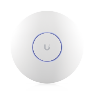 Punto de Acceso UniFi WiFi 6E Enterprise, alta densidad, hasta 600 usuarios, Mu-MIMO 4x4, bandas 2.4/5/6 Ghz, (1) puerto RJ45 2.5G (POE+ no incluido)