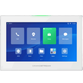 Estación de Intercomunicación SIP con Wi-Fi 6, Bluetooth y Control Total para Agendamiento de Salas y Edificios Inteligentes (Color Blanco)