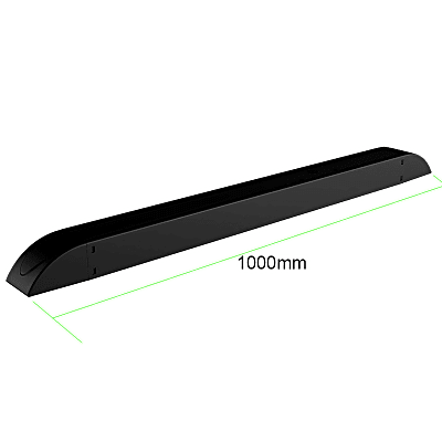 Soporte Estructural para Videowall con motaje en Piso | Perfil Rectangular de 1m| Diámetro de los orificios 20 mm Post Support 76.5 mm |Incluye Herramientas Allen| 4 Agujeros Pasantes M8
