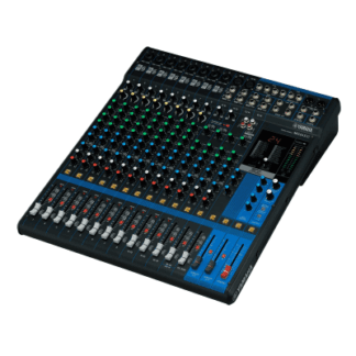 Mezcladora de Audio | 16 Canales | 10 Entradas de Micrófono | Entradas de Línea | Efectos | Interfaz USB